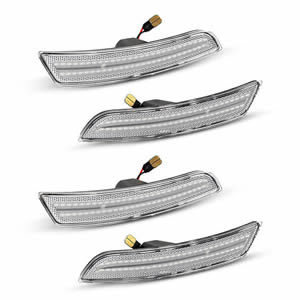 4pcs Front & Rear Bumper LED Indicator Light for Chevrolet Camaro 2016 Easy Install LED Side Marker