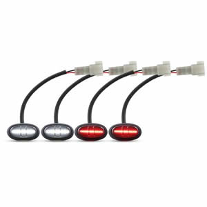 4pcs LED Grill Light for Ford  F-150 /F150 Raptor 2016-2020 LED Daytime Running Light Red White