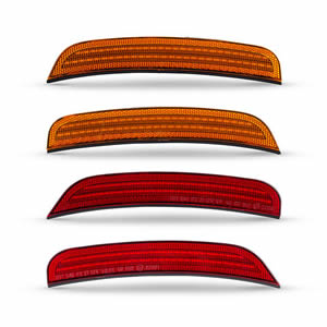 4pcs LED Side Marker Lights Front Rear Bumper Parking Signal Lamps for Chrysler 300 2015-2024 68213844AD/68213845AD/68214402AD