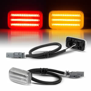 4pcs Long Lifespan Bumper Mounted LED Side Marker Lamp for Chevrolet Silverado GMC Sierra