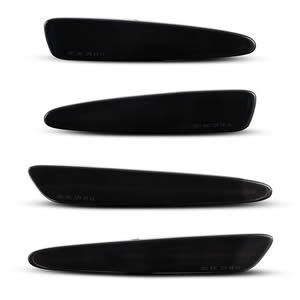 4pcs Smoked Front Rear Bumper Side Marker Lamps Reflectors for Chevrolet Corvette C6 2005-2013 Sidemarker Indicator