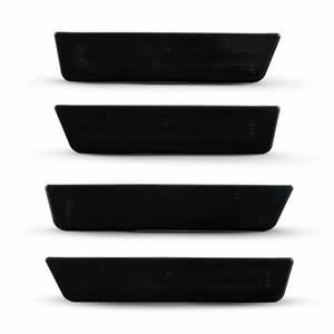 4pcs Smoked LED Front Rear Side Marker Lights for Dodge Challenger 2008-2014 Charger 2011-2014 Bumper Fender Parking Lamps