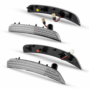 4pcs Super Brightness Front Bumper LED Side Marker for Fiat 500 ISO Certified Easy Fit Auto Parts