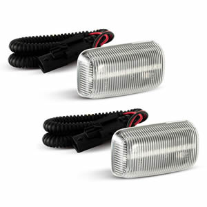 4pcs Waterproof Bumper Mounted LED Side Marker Lamp for Chevrolet Silverado GMC Sierra