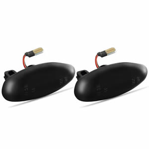 4ps High Performance Smoked Lens LED Front/Rear Dual Fender Side Marker Light for Chevrolet Silverado GMC Sierra