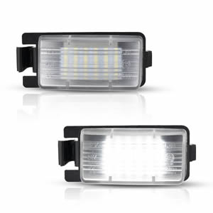6500K LED License Plate Light Lamp for Nissan GTR R35 Versa Pulsar 350Z Z33 Q60 F25 G35 G37