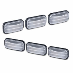 6pcs Front & Rear LED Roof Cab Lights for Hummer H2 H2 SUT Waterproof Easy Install Car Auto Accessories