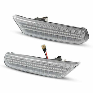 96*SMD 2835 Amber LED Side Marker Turn Signal Light for Porsche 996 IP67 E-Mark Car Auto Parts