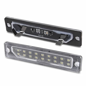 Auto Lamp LED License Plate Light Assembly LED Number Plate Light for Citroen Peugeot Fiat Maserati