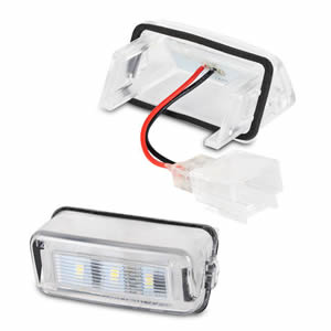 Auto Lamp LED License Plate Light Assembly LED Number Plate Light for Peugeot 206 Citroen C3 C3 II