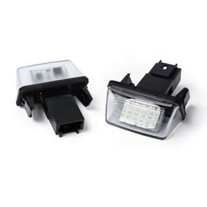 Auto Lamp Led Car Lights LED Number Plate Light for Peugeot 206 207 406& Citroen C3 PICASSO