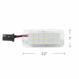 Auto Lighting Accessories Car Parts Lamp LED License Plate Light for Ford Fiesta MKVI JA8 2008+