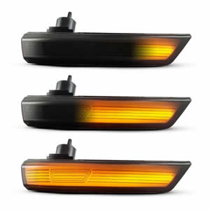 Auto Parts LED Mirror Dynamic Light for Ford Focus 2008-2016 LED Turn Signal Light Smoked Lens
