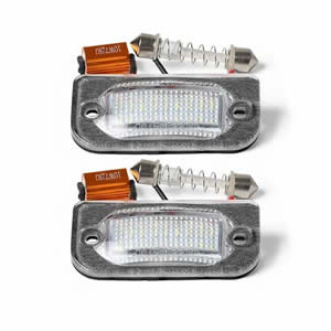 Auto Parts LED Number Plate Lamp License Plate Light  for Mercedes-Benz W203 2D