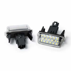 Auto Parts Tail Lamp LED License Plate Tail Light for Toyota CAMRY PRIUS Number Plate Lamp