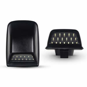 Battery Powered License Plate Light Led for Navara D40 Kit Compatible Number Plate Led Light