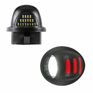 Best Selling Assembly White Red LED Number License Plate Light for Ford F150 F250 F350 Superduty Ranger Explorer Tag Lamp