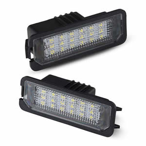 Bright White High Performance LED License Plate Light for VW Golf6 Long Lifespan LED Car Lamp
