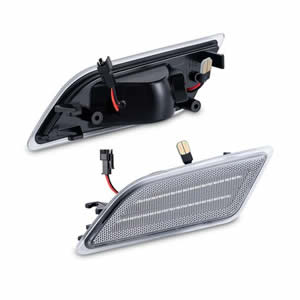 Bumper LED Side Marker Light Front Fender Turn Signal Lights for Mercedes Benz W204 C300 C350
