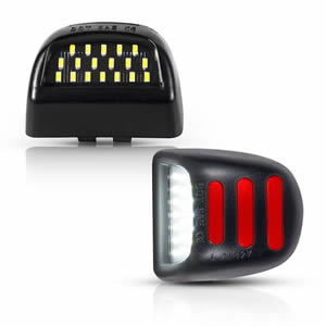 Car LED License Plate Lights LED Number Plate Lamp for Chevrolet  Silverado Cadillac EXT ESV