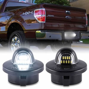 Car Lamp Accessories LED License Plate Light DC 12V 9 SMD Lights for Ford F-150 1990-2014 Tag Lamp