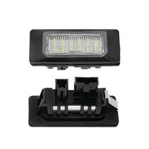 Car Led License Number Plate Light for Audi A1 A4 Q5 for VW GOLF6 for SEAT for SKODA Fabia with Resistor