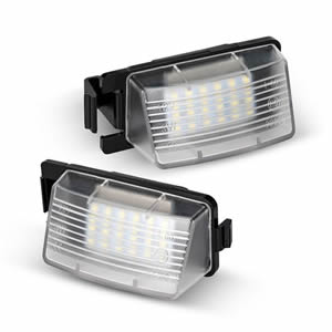 Car Light Accessories LED License Plate Light for NISSAN Versa Pulsar GTR R35 Cube Sentra