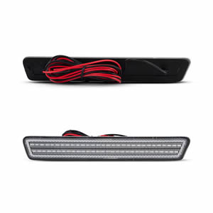 Car Parts Clear Smoked Rear Bumper LED Side Marker for Ford Mustang 1999-2004
