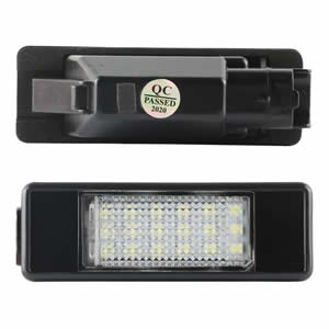 Car White 18smd Led License Plate Lamp Light for peugeot 308 307 3008 Citroen C2 C3 C4 C5 C6