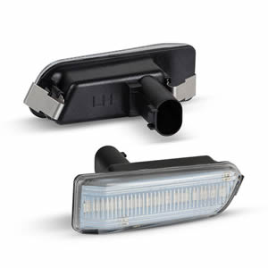 Clear Lens Car Accessories LED Turn Signal Light LED Side Marker Lamp for AUDI 4E A8 A8L