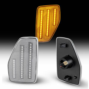 Clear Lens Front Fender Turn Signal Light for Hummer  H3 2006-2010  H3T  2009-2010 OEM Part #15873638 15873639 15249365 15249366