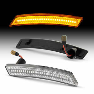 Clear Lens LED Front Bumper Light Side Marker for BMW MINI COOPER R56 R55 R57 R58 R59 R90 R61 LED Side Marker Lights