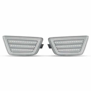 Clear/Smoked Lens Amber Light 2 PCS Bumper LED Side Marker Indicators for Chevrolet  Cruze  2011-2015