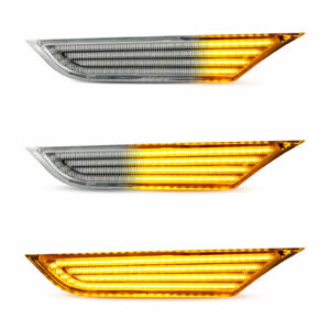 Clear/Smoked Lens Sequential LED Side Marker Lamp for Nissan GTR R35 LED Turn Signal Light