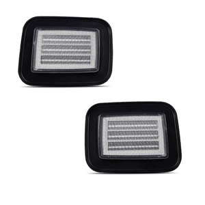 Dynamic Amber LED Front Side Marker Turn Signal Light for Hummer H2  White Parking Lamp LED Light