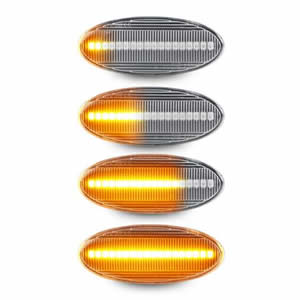 Dynamic Auto Lamp Turn Signal Light LED Side Marker for Nissan X-trail T31 Cube Juke Qashqai