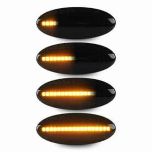 Dynamic Indicator Light LED Turn Signal Light Side Marker Light for Nissan X-trail T31 Cube Note E11