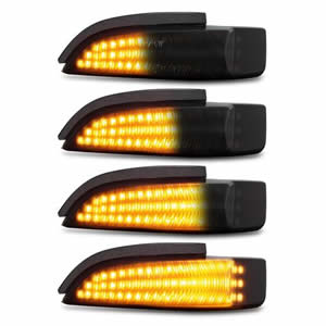 Dynamic Sequential LED Side Mirror Marker Turn Signal Lights for Toyota Yaris Corolla Side Marker