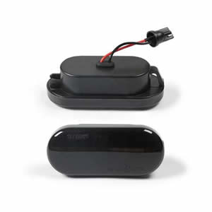 Dynamic Smoked Lens Front Fender LED Side Marker Lights for VW Polo 6N T5