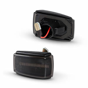 Dynamic Smoked Lens LED Side Marker Turn Signal Lights for Volvo S40 S71 V40 V70 Waterproof Design