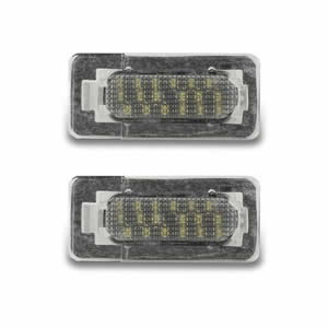 E-mark &ISO Certified Non-Polarity LED License Tag Light for Toyota Corolla Plug and Play Installation