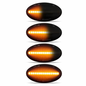 Easy Install 12V Dynamic Amber Turn Signal Light LED Side Marker Light for BMW Mini Cooper R50 R52 R53 LED Side Blinker Lights