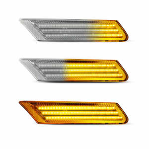Easy Install 12V Dynamic LED Side Marker Lamp for Porsche 911 Typ 997 Cayman 987C Boxster 987