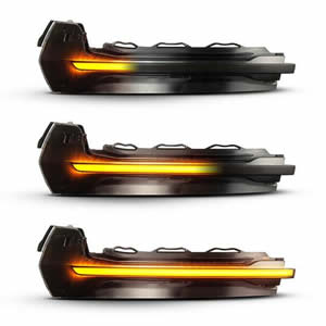 Easy Installation LED Dynamic Mirror Light for Audi  A3 8V S3 RS3 2013-2018 Blinker Turn Signal Light Smoked Lens