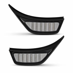 Easy Installation LED Side Marker Light for Jeep Wrangler JL 2018-2020 Non-Polarity Amber Turn Signal Lamp