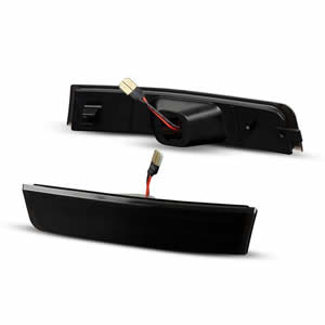 Easy Installation Smoked Lens Front Bumper LED Side Marker for Lincoln MKX LED Bumper Side Marker Fender Light