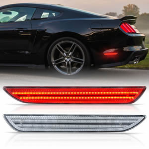 Factory Direct Rear Bumper LED Side Marker Light for Ford Mustang 2015 Clearance Lens Waterproof Type