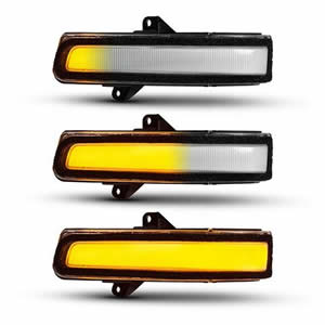 Factory Price  Smoked Dynamic LED Side  Mirror Turn Signal Light,Indicator Strip for Suzuki  Swift 2012-