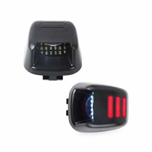 For 2007-2019 Nissan Frontier Titan Red Light Tube SMD LED License Plate Lamps