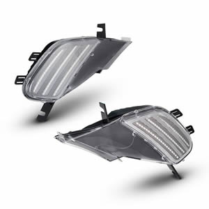 For Porsche Cayenne 2003 New Amber LED Side Marker Turn Signal Light Indicator Lamp